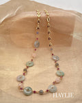 Haylie - Necklace (Blueish Lavender Jade)